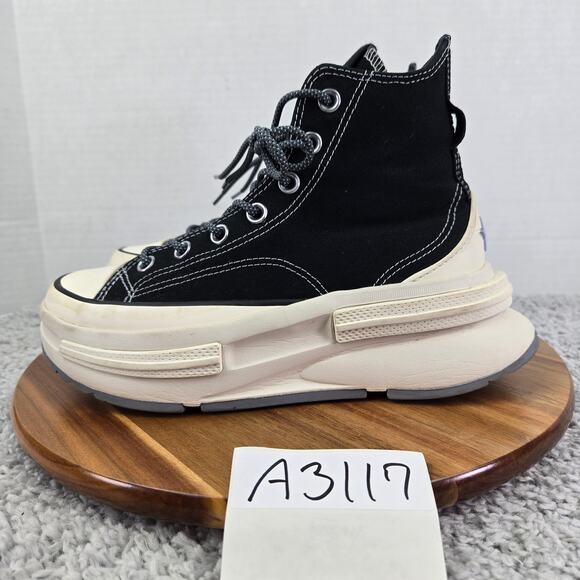Converse Run Star Legacy CX Hi Black Ultraviolet Casual Y2K Sneaker Womens 6 - Picture 1 of 13